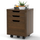 Mobile Storage Cabinet with 3 Drawers