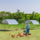 Large Metal Chicken Coop with Cover