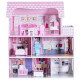 28 Inch Pink Dollhouse with Furniture