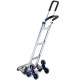 2-in-1 550 Lbs Capacity Convertible Hand Truck and Dolly with 6 Wheels