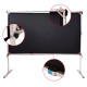 100 Inch Standing Portable Fast Folding Projector Screen with Carry Bag