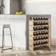 36 Bottles Stackable Wooden Wobble-Free Modular Wine Rack