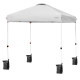 6.6 Feet x 6.6 Feet Outdoor Pop Up Camping Canopy Tent with Roller Bag