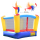 Castle Inflatable Moonwalk Bounce House with Rotating Windmill