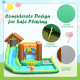 Inflatable Waterslide Bounce House Climbing Wall Ball Pit with Blower