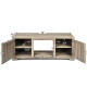 Media Component TV Stand with Adjustable Shelves