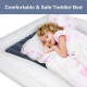 Inflatable Toddler Travel Bed with Safety Bumpers
