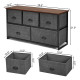 Wood Dresser Storage Organizer Unit Side Table Display 