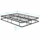 9 Inch Platform Low Profile Bed Frame Steel Slat Mattress Foundation
