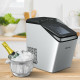 Stainless Steel Ice Maker 33Lbs/ 24Hrs Self-Clean Function with Scoop