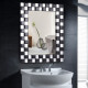23.5 x 31.5 Inch Rectangular Wall-Mounted Wooden Frame Bathroom Mirror