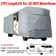 Deluxe Vented RV Motorhome Camper Travel Trailer Covers UV Resistance