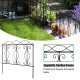 24in x 8Ft Outdoor Decorative Garden Fence Set