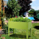 24.5 x 12.5 Inch Outdoor Elevated Garden Plant Stand Flower Bed Box