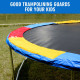 Colorful Safety Round Spring Pad Replacement Cover for 15 Feet Trampoline