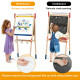 All-in-One Wooden Height Adjustable Kid's Art Easel