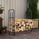 4 Feet Outdoor Heavy Duty Steel Firewood Wood Storage Rack