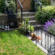 24in x 8Ft Outdoor Decorative Garden Fence Set
