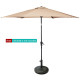 31.5 lbs Market Heavy-Duty Outdoor Stand Bronze Umbrella Base