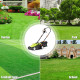 14-Inch 12 Amp Lawn Mower with Folding Handle Electric Push