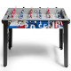 42 Inch Wooden Foosball Table for Adults and Kids Home Recreation