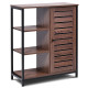 Industrial Bathroom Storage Free Standing Cabinet with 3 Shelves