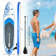 11-Feet Inflatable Adjustable Paddle Board with Carry Bag