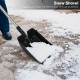 3-in-1 Snow Shovel with Ice Scraper and Snow Brush