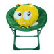 Set of 4 Kids Saucer Moon Chair With Animal Prints