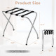 Foldable Luggage Rack with Nylon Belts for Home