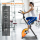 Folding Magnetic Upright Exercise Indoor Cycling Stationary Bike for Gym Cardio