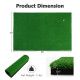 5 x 3 Feet Standard Realistic Golf Practice Hitting Mat with Synthetic Turf and 3 Tees