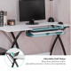 Sewing Craft Table Computer Desk with Adjustable Platform