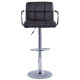 Set of 2 Modern Swivel Bar Stools with Arms