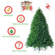 7.5 Feet Artificial Christmas Fir Tree with 1968 Branch Tips