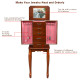 Large Storage Capacity Jewelry Cabinet with 5 Drawers