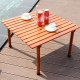 Folding Wooden Camping Roll Up Table with Carrying Bag for Picnics and Beach 