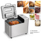 2 LB Stainless Steel Automatic Bread Maker Programmable Bread Machine