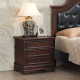 3 Drawers Storage Night Stand End Beside Table