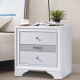 3 Drawers Decor End Side Table Nightstand 