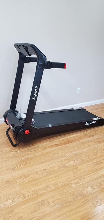 Fully installed treadmill