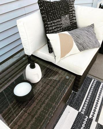 Outside seating with personality
