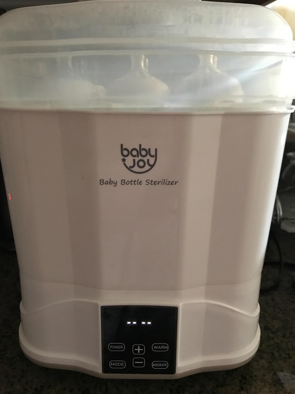 Costway Baby Bottle Electric Steam Sterilizer with LED Monitor