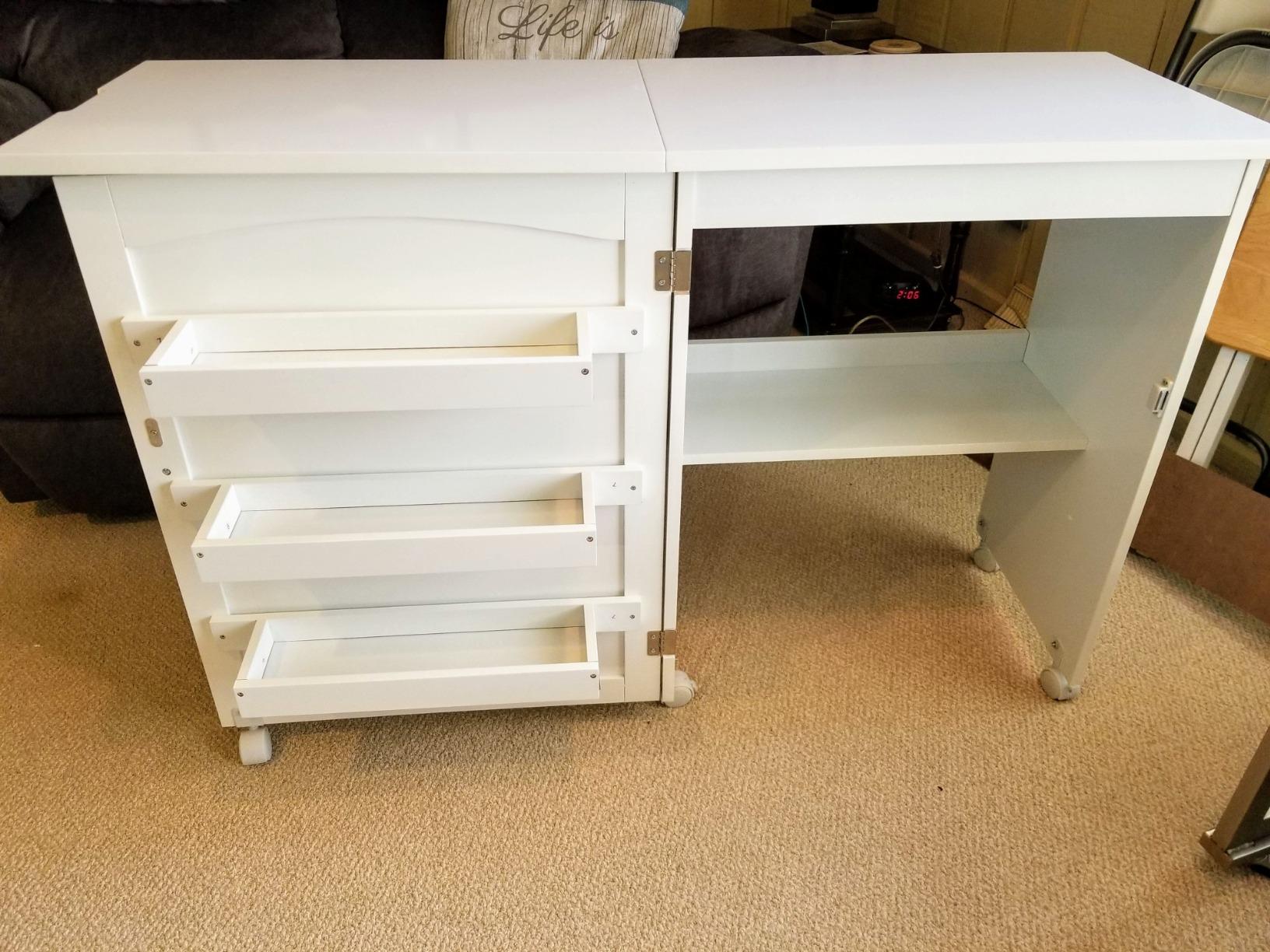 Folding Sewing Cabinet and Table Review! 