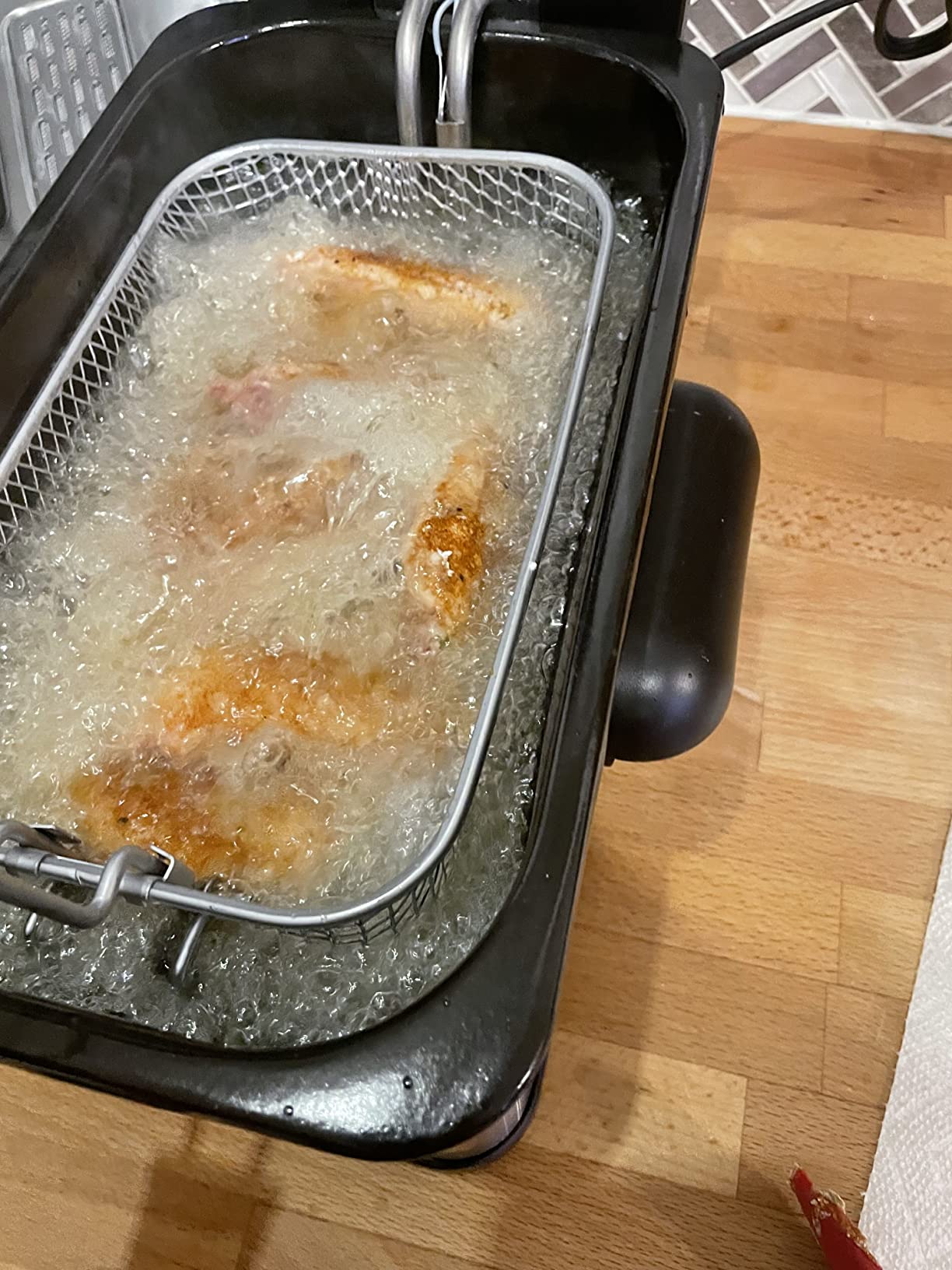 Keyoumi 3.2 Liter Indoor Turkey Deep Fryer with Timer Keyoumi