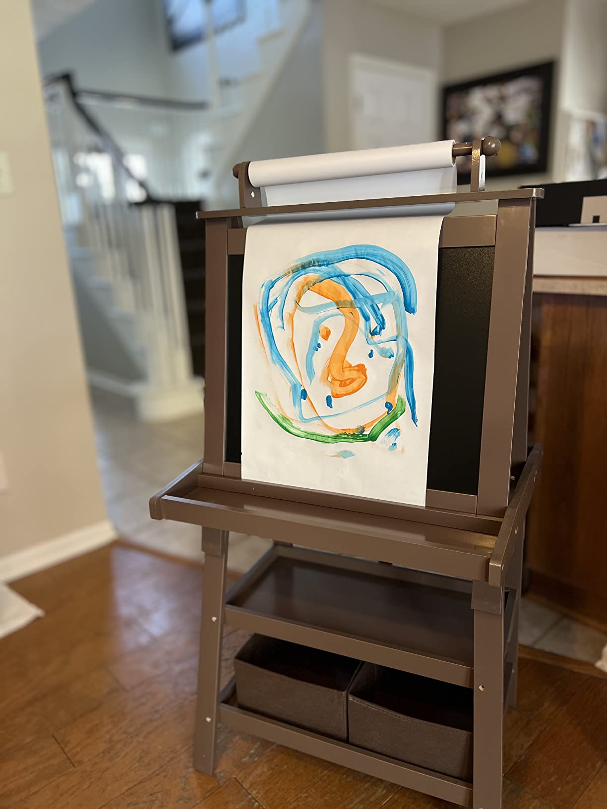 Costzon Kids Art Easel, 3 in 1 Double-Sided Storage Easel – costzon