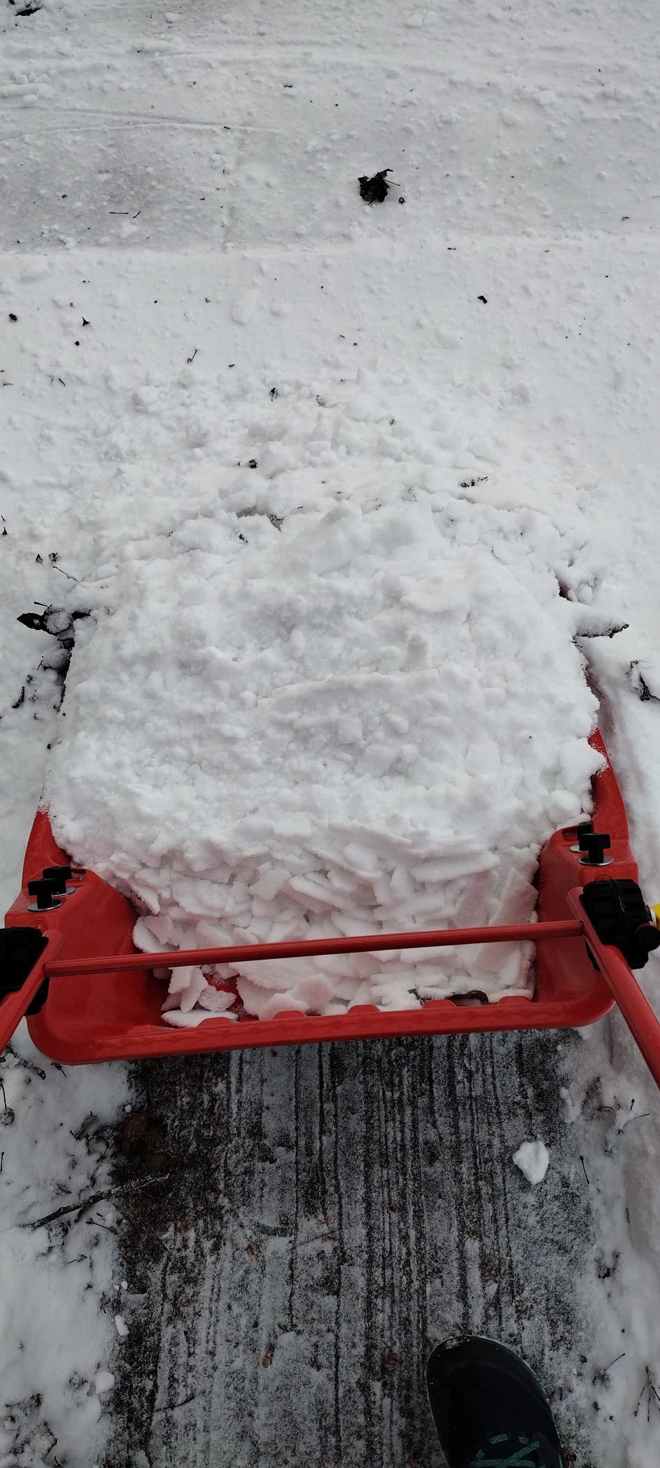 Shoveling snow more efficiently