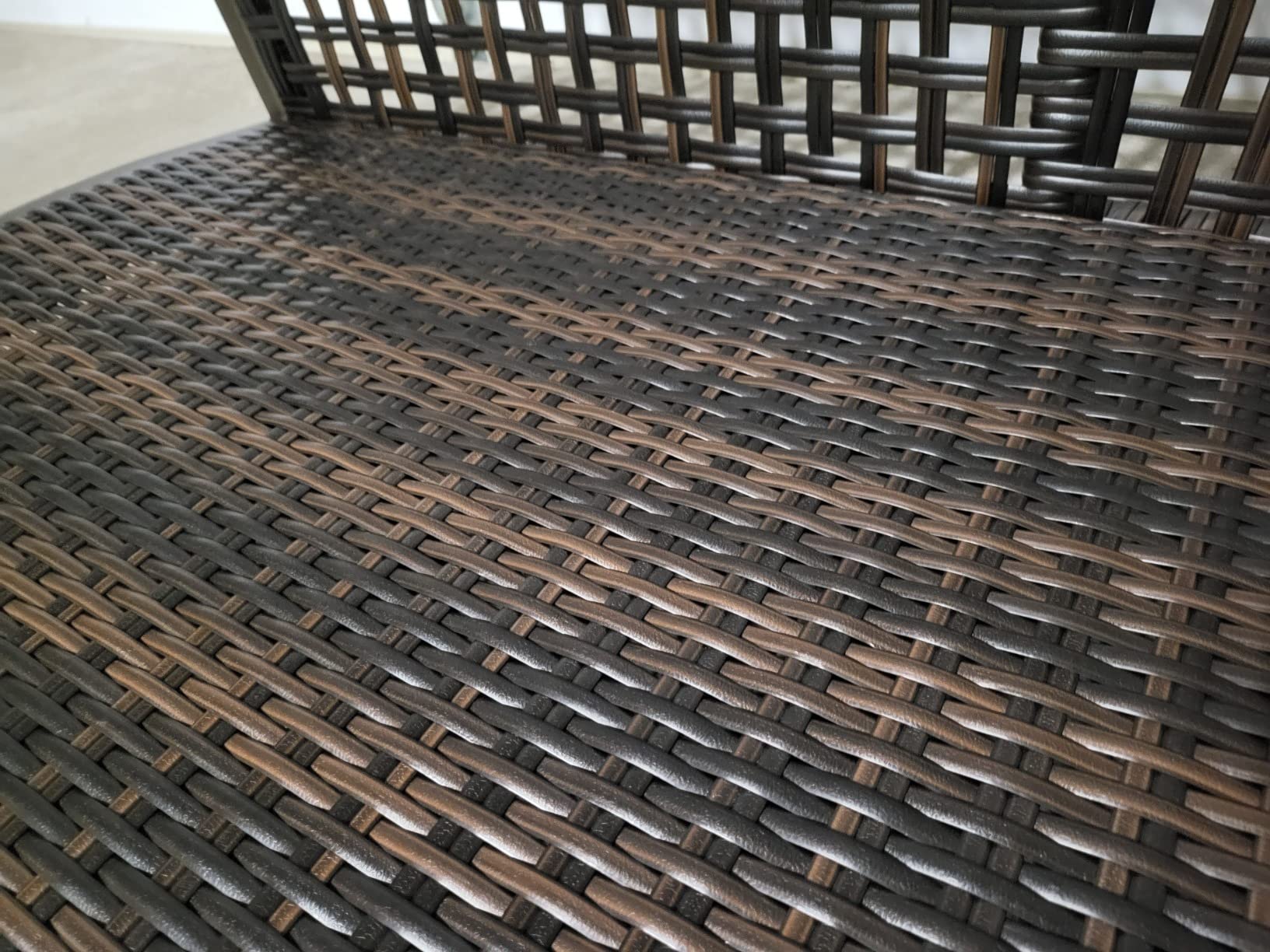 Good quality, very comfortable, solid frame, and nice wicker weave.  Very easy to assemble too.