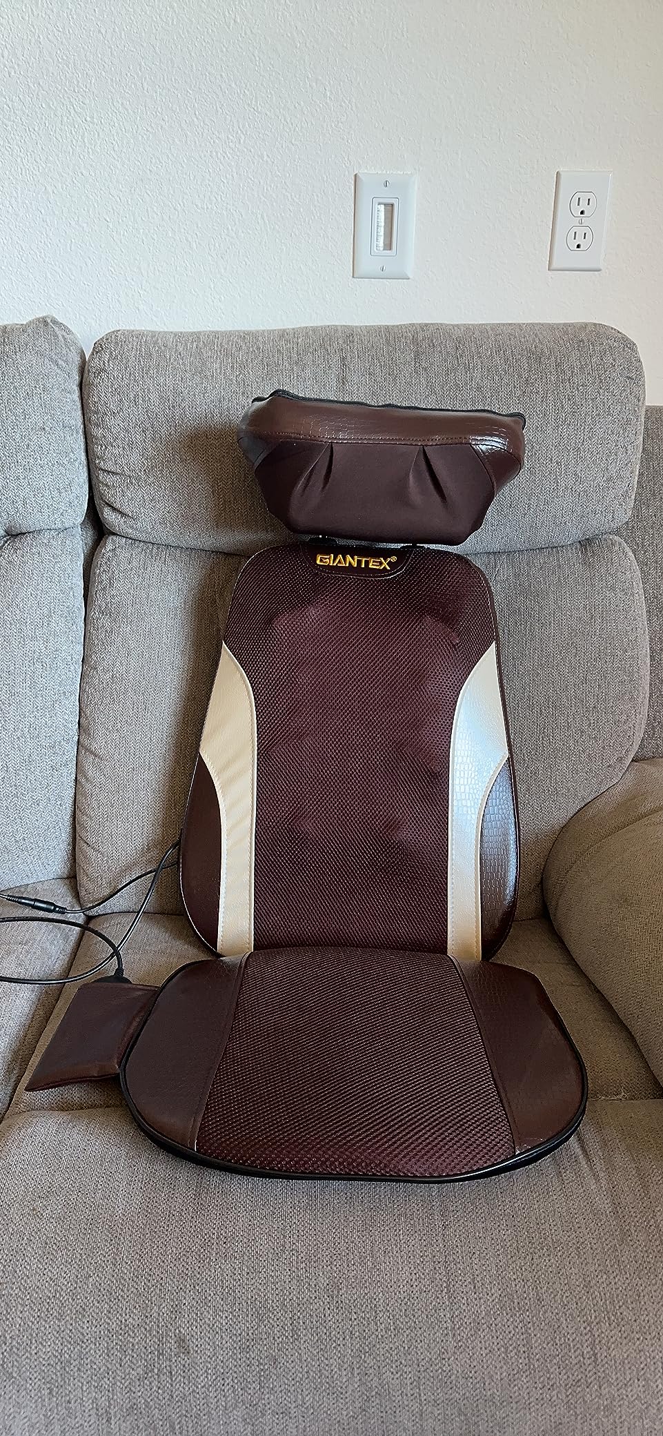 CuPiLo Massage Chair Pad,Electric Back Massager for Back Pain -- CP-2102