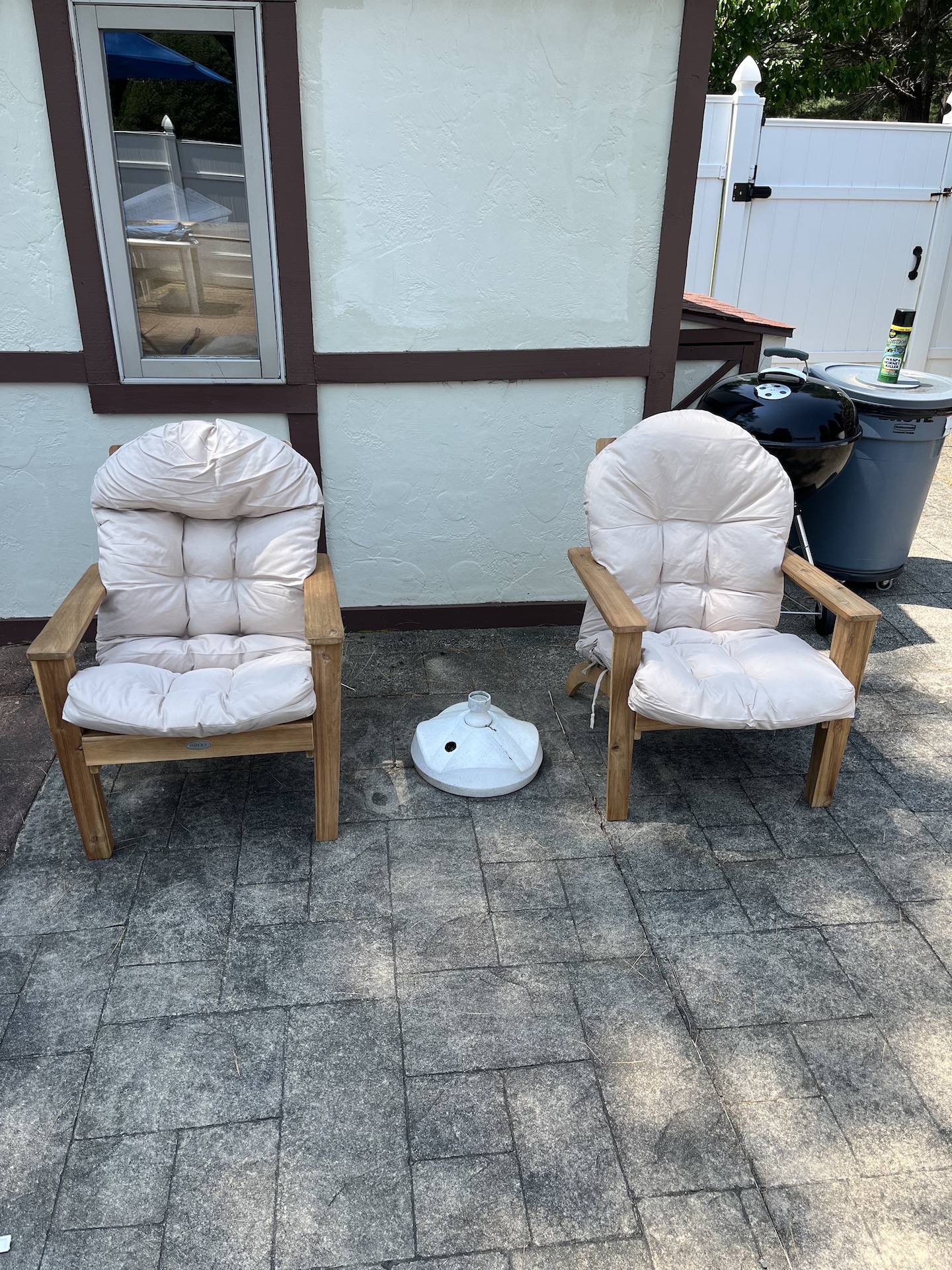 Cuscino per sedia da patio Adirondack con schienale alto cinghie di  fissaggio, Cuscino per sedia a dondolo - Costway